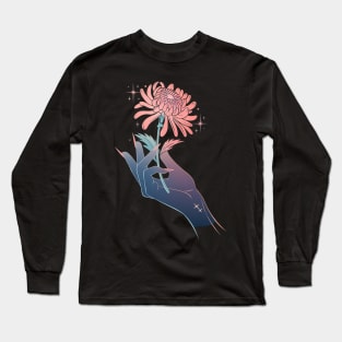 Bisexuality Flower Hand Long Sleeve T-Shirt